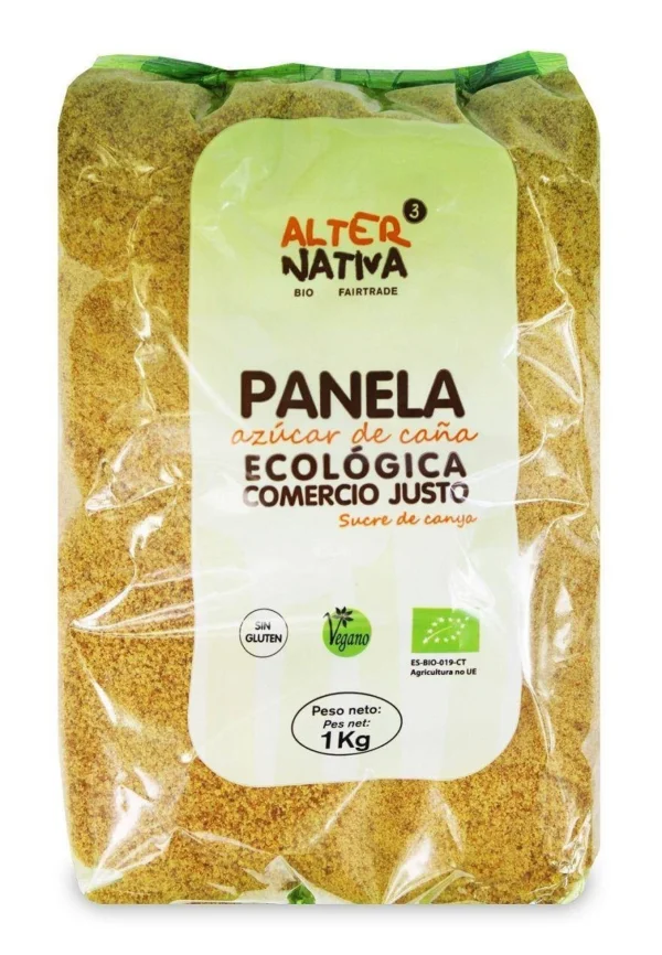 Cukier trzcinowy Panela 1kg   Alternativa